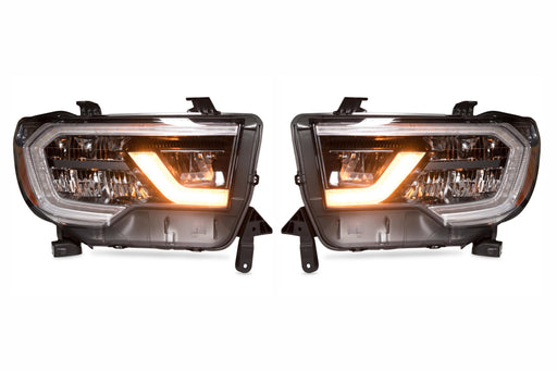 OEM LED Headlights: Toyota Sequoia (18+) (Black / Right)