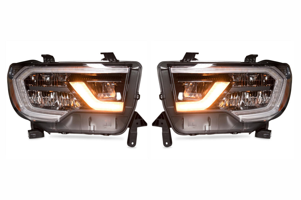 Toyota OEM LED Headlights: Toyota Sequoia (18+) (Black / Right) (SKU: LF399-R)