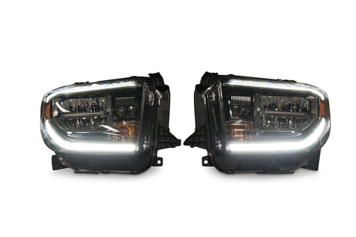 OEM LED Headlights: Toyota Tundra (18+) (Black / Left)