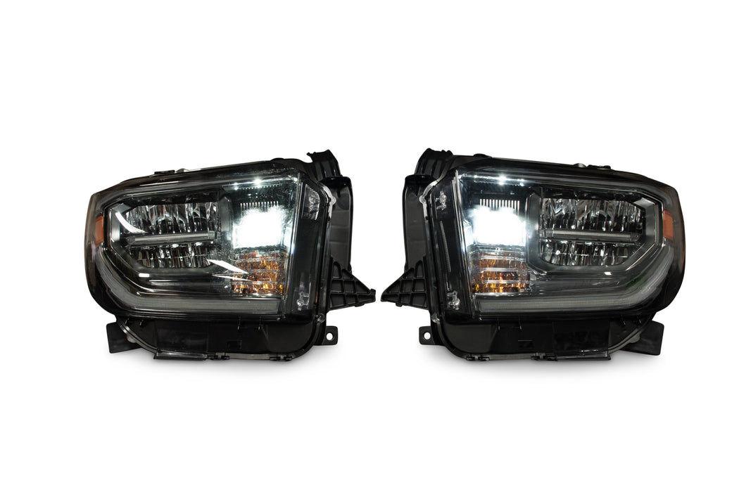 Toyota OEM LED Headlights: Toyota Tundra (18+) (Gunmetal / Left) (SKU: 81150-0C210)