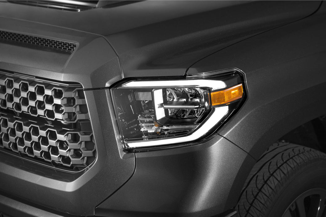 Toyota OEM LED Headlights: Toyota Tundra (18+) (Gunmetal / Right) (SKU: 81110-0C210)