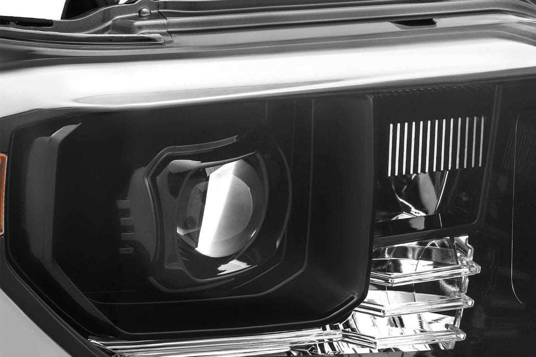 AlphaRex Pro Halogen Headlights: Toyota Tundra (14-20) - Chrome (Set) (SKU: 880778)
