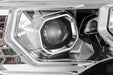 AlphaRex Pro Halogen Headlights:: Toyota 4Runner (14-20) - Matte Black / Chrome (Set) (SKU: 880732)