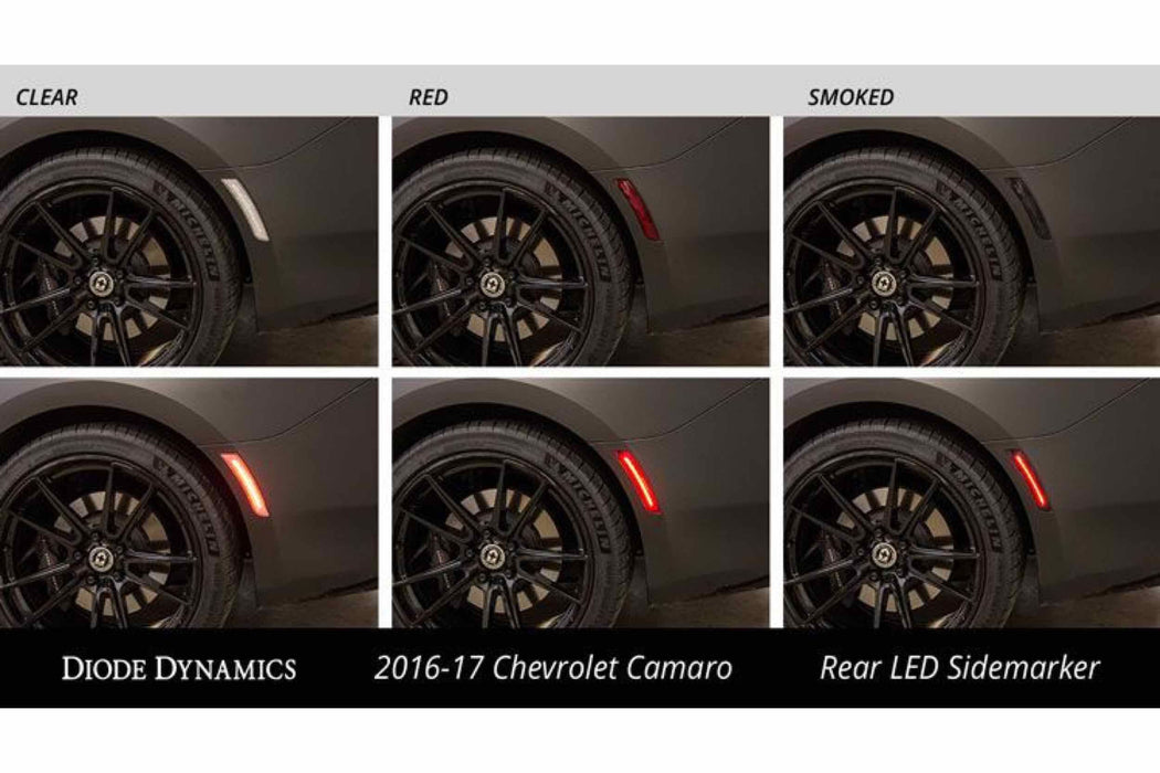 DD LED Sidemarkers: (Set / Amber-Red / Camaro 16-18) (SKU: DD5062)