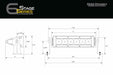 DD Grille-Mount LED System: Subaru WRX (15-17) (White / Wide Beam) (2x SS6 Bars) (SKU: DD6009)