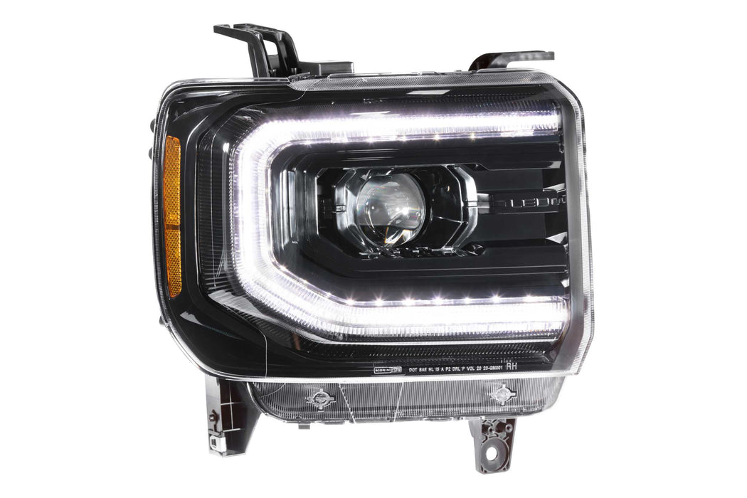 Morimoto XB LED Headlights: GMC Sierra (14-18) (Pair / ASM) (SKU: LF544)