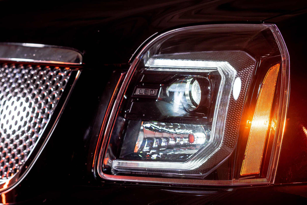 Morimoto XB Hybrid LED Headlights: GMC Yukon (07-14) (Pair / ASM) (SKU: LF557)