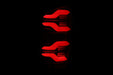 AlphaRex Luxx LED Tails: Toyota Tacoma (16-22)(Black-Red) (SKU: 680000)