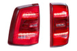 GTR Lighting Carbide LED Tails: Dodge Ram (09-18) (Pair / Facelift / Red) (SKU: GTR.TL05)