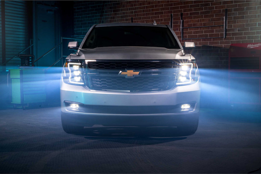 Morimoto XB LED Headlights: Chevrolet Tahoe/Suburban (15-20) (Pair / ASM) (SKU: LF548)