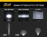 Ram 2013 SportExpress Stage Series 6 Inch Kit Amber Diode Dynamics Driving (Kit)