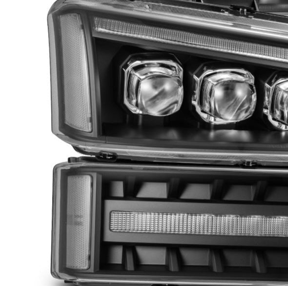 Chevrolet Silverado (03-07; Cateye): AlphaRex USA Clear Lens Replacements