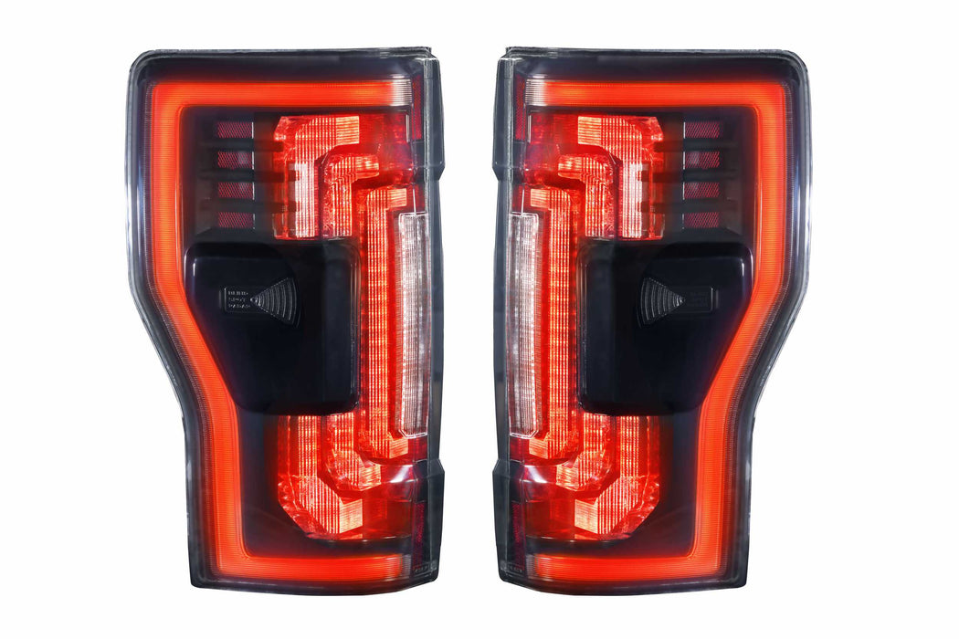 Morimoto XB LED Tails: Ford Super Duty (17-22) (Pair / Red) (SKU: LF351)