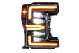 Morimoto XB LED Headlights: Ford Super Duty (17-19) (Pair / Amber DRL) (GEN 2) (SKU: LF503.2-A-ASM)