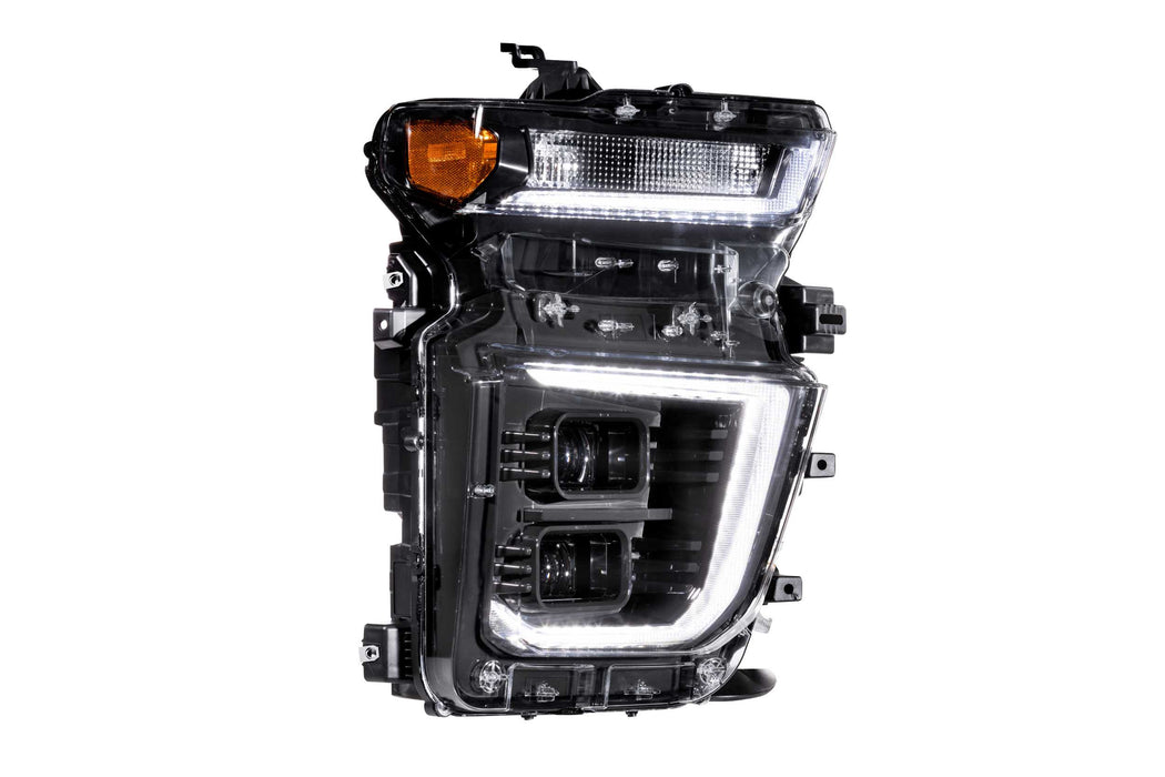 Morimoto XB Hybrid Headlights: Chevrolet Silverado HD (2020+) (Pair) (SKU: LF546)