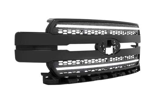 Morimoto XBG LED Grille: Ford F150 (18-20) (Paintable-Black / Amber DRL) (SKU: XBG16)
