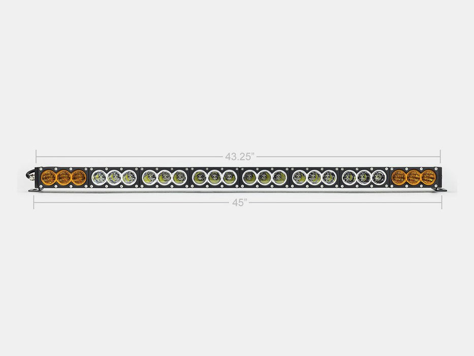43 Inch Amber/White Dual Function LED Bar Single Row