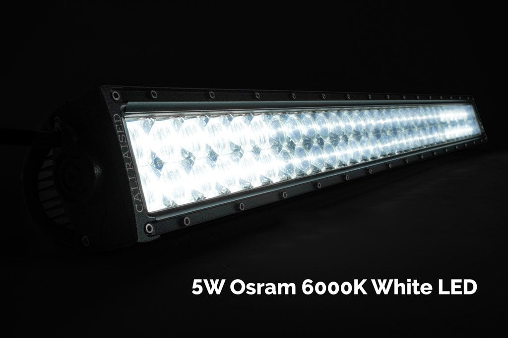 14 Inch Dual Row 12,000 Lumens LED Light Bar 5D Optic OSRAM LED Bar Combo