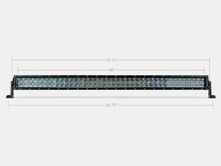 42 Inch Dual Row Straight 5D Optic OSRAM LED Bar Combo