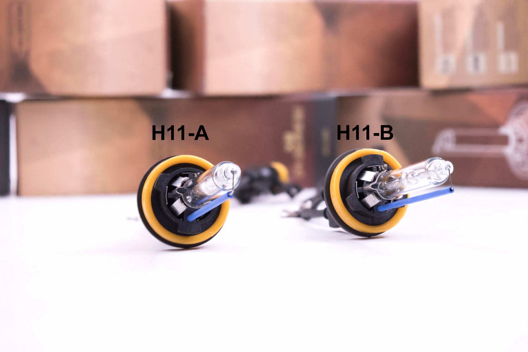 H11B/H9/H8: XB 4000K HID Bulbs (Pair)