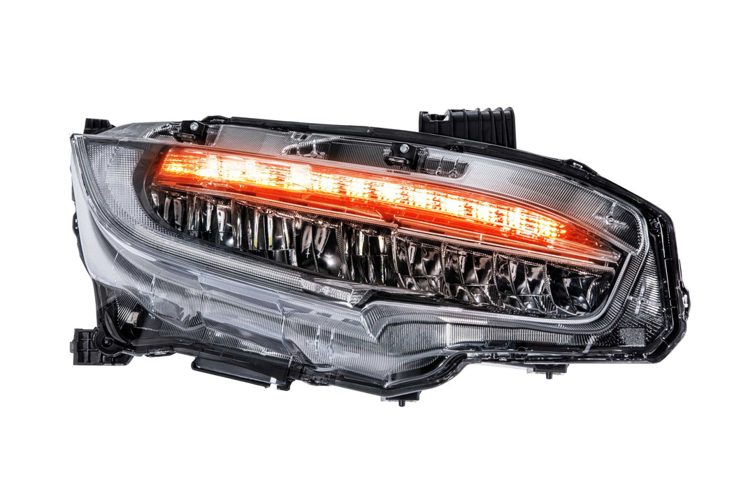 GTR Lighting LED Headlights: Honda Civic (16-20) (OE Style Reflector Version / Pair) (SKU: LF473)