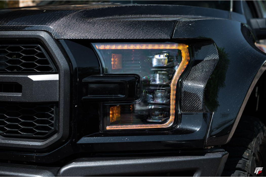 Morimoto XB LED Headlights: Ford F150 (15-17) (Pair / ASM / Amber DRL) (Gen 2) (SKU: LF502-A.2-ASM)