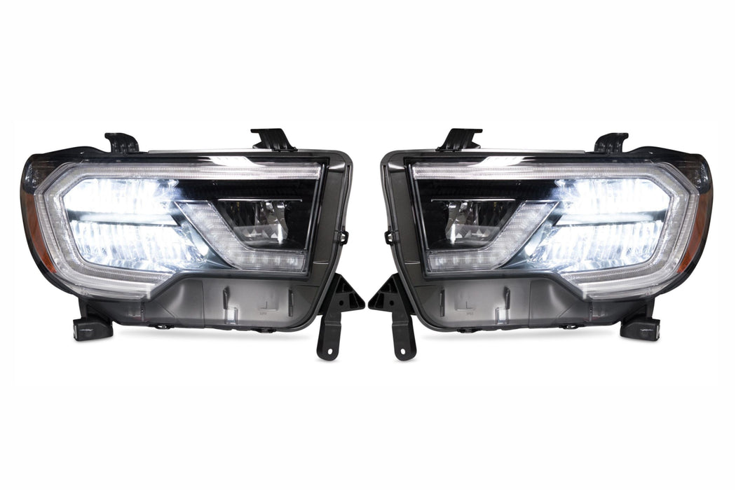 OEM LED Headlights: Toyota Sequoia (18+) (Black / Left)