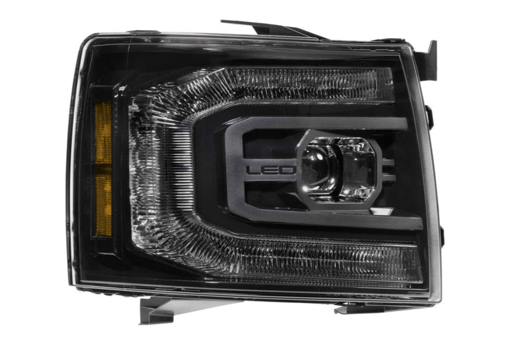 Morimoto XB LED Headlights: Chevy Silverado (07-13) (Pair / ASM / Gen II) (SKU: LF540.2-ASM)