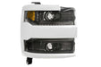 Morimoto XB LED Headlights: Chevrolet Silverado HD (15-19) (Pair / ASM) (SKU: LF541)