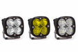 BD Squadron Sport Light Pods: (Each / Clear / Work-Scene Beam / Black Body / Flush Mount)