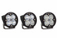BD Squadron Sport Light Pods: (Each / Clear / Driving Combo Beam / Black Body / Flush Mount)