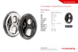 JW Speaker 8700-EVO2-DB 12/24V DOT Headlamp (Chrome) (SKU: 554961)