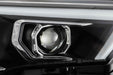 AlphaRex Luxx LED Headlights: Toyota 4Runner (14-20) - Black (Set) (SKU: 880722)