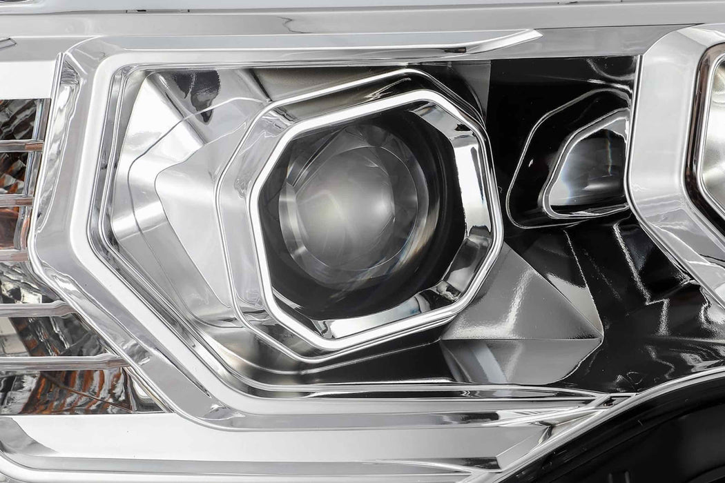 AlphaRex Luxx LED Headlights: Toyota 4Runner (14-20) - Chrome (Set) (SKU: 880721)