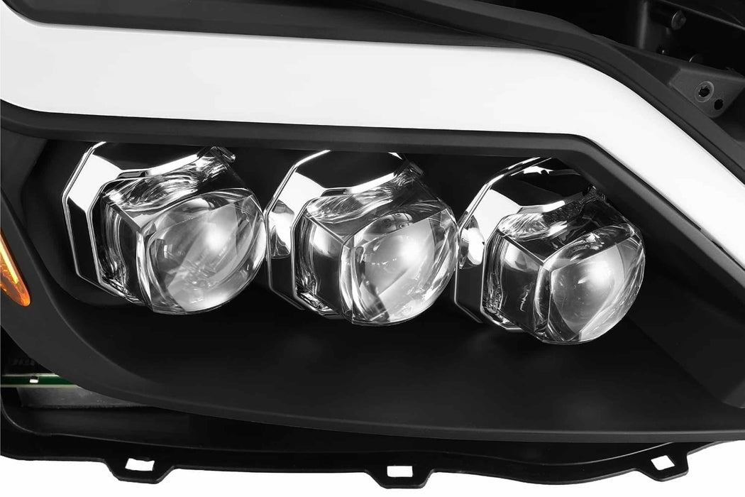 AlphaRex Nova LED Headlights: Infiniti G37 / Q60 (08-15) - Gloss Black (Set) (SKU: 881982)