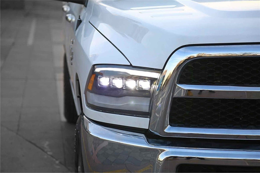 AlphaRex Nova LED Headlights: Dodge Ram (09-18) - Chrome (Set) (SKU: 880591)