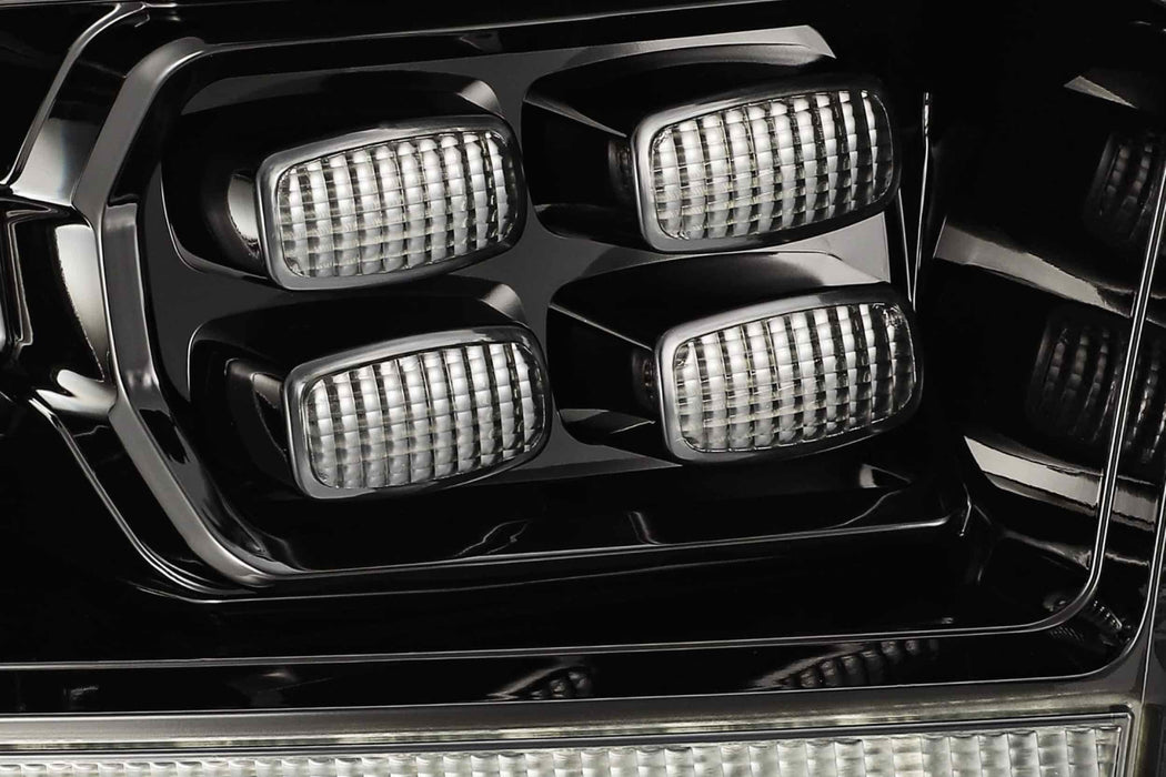 AlphaRex Pro Halogen Headlights: Dodge Ram (09-18) - Black (Set) (SKU: 880597)