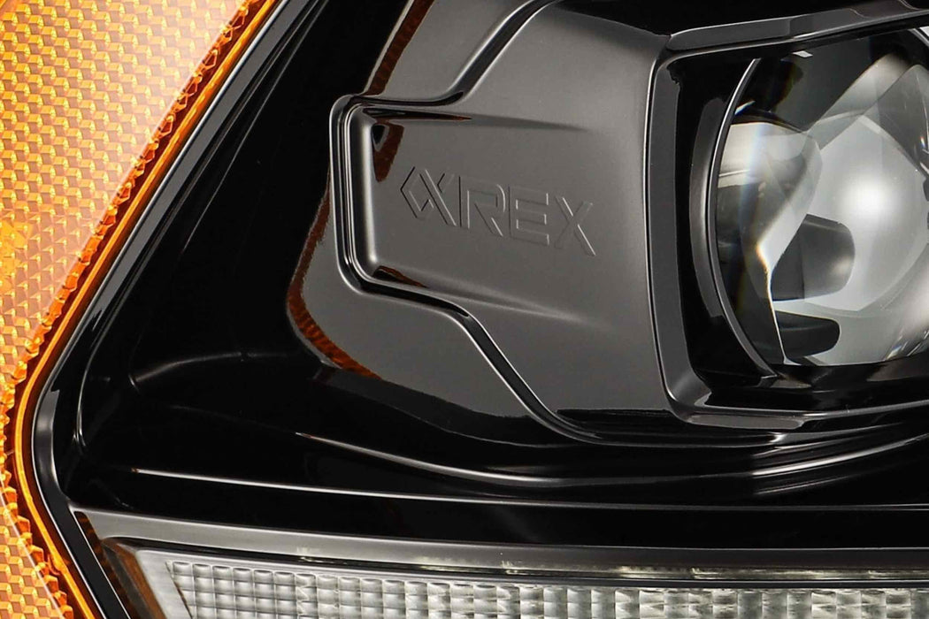 AlphaRex Pro Halogen Headlights: Dodge Ram (09-18) (G2) - Alpha-Black (Set) (SKU: 880542)
