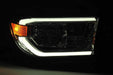 AlphaRex Nova LED Headlights: Toyota Tundra (07-13) - Alpha-Black w/ Adj (Set) (SKU: 880747)