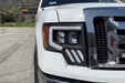AlphaRex Nova LED Headlights: Ford F150 (09-14) - Jet Black (Set) (SKU: 880190)
