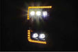 AlphaRex Nova LED Headlights: Ford F150 (15-17) - Black (Set) (SKU: 880152)