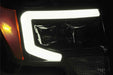 AlphaRex Luxx LED Headlights: Ford F150 (09-14) - Black (Set) (SKU: 880179)