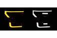 AlphaRex Pro Halogen Headlights: Ford F150 (15-17) - Jet Black (Set) (SKU: 880158)