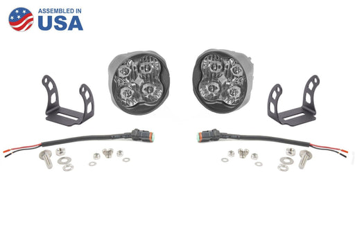 SS3 LED Fog Light Kit for 2010-2015 Lexus RX450h White SAE/DOT Driving Diode Dynamics (Pair) (SKU: DD6184-ss3fog-2944)