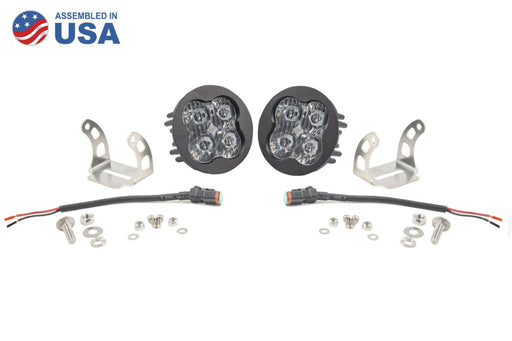 SS3 LED Fog Light Kit for 2007-2012 Nissan Sentra White SAE/DOT Driving Diode Dynamics (Pair) (SKU: DD6180-ss3fog-2492)