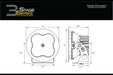 SS3 LED Fog Light Kit for 2019 Ram 1500 (non-LED) Yellow SAE/DOT Fog Diode Dynamics (Pair) (SKU: DD6179-ss3fog-2604)