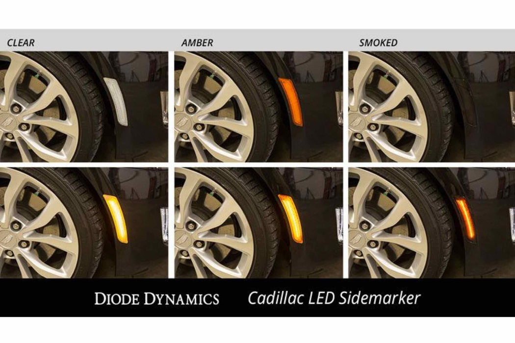 DD LED Sidemarkers: (Set / Amber-Red / Cadillac ATS (16-19) (SKU: DD5065)
