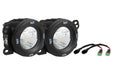 Vision X LED Fog Light System: Wrangler JK (07-09) (2x Optimus 20 Degree Pods)