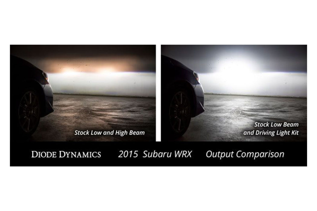 DD Grille-Mount LED System: Subaru WRX (15-17) (Amber / Wide Beam) (2x SS6 Bars) (SKU: DD6011)