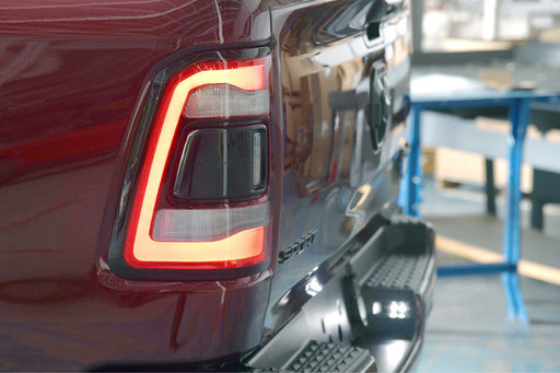 Dodge OEM LED Tail Light: 19+ Ram 1500 (Left) (SKU: 68262533AG)